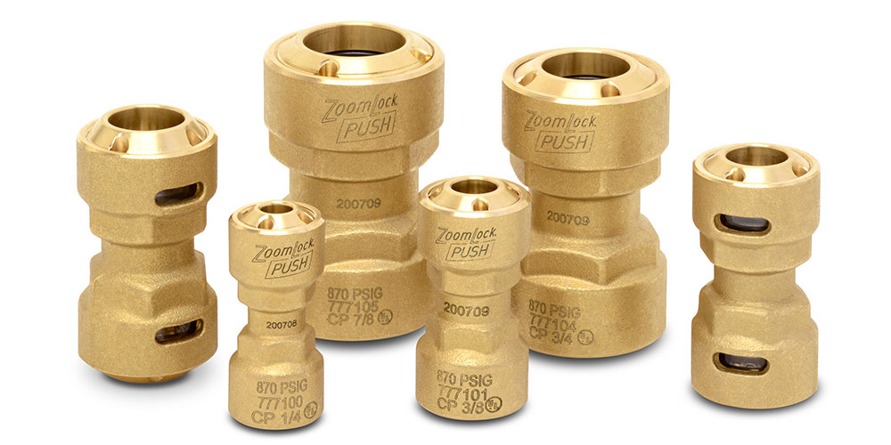 ZoomLock PUSH Refrigerant Push Fittings